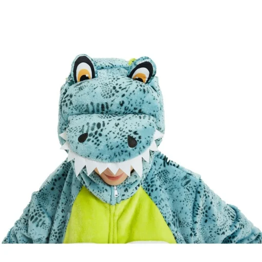 Green Blue 3D Frog Dinosaur 3