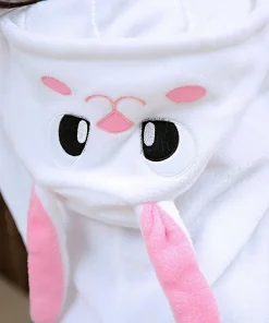 White And Pink Rabbit Bunny 1