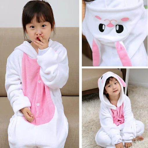 White And Pink Rabbit Bunny 2