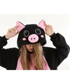 Black And Pink Pig 5