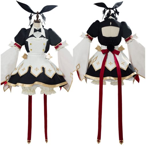 Fate Grand Order Cosplay FGO Saber Astolfo Cosplay Costume Adult Women Girls Maid Dress Uniform Halloween