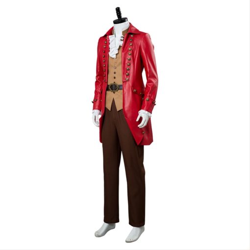 Movie Beauty and The Beast Gaston Cosplay Costume Outfit Trench coat Full Set men Halloween Carnival 2b50989f 0f6b 4529 8f1d 51bddb330bff
