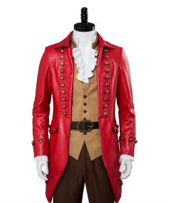 Movie Beauty and The Beast Gaston Cosplay Costume Outfit Trench coat Full Set men Halloween Carnival 395d32a4 30af 4a71 8136 96ffa6d50a3d