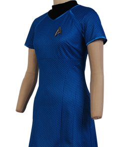 Star Costume Trek Into Darkness Fleet Uhura Cosplay Blue Dress Uniform Suit Women Female Girls Adult d33502e3 76e5 4484 8a01 89bce62f69dd