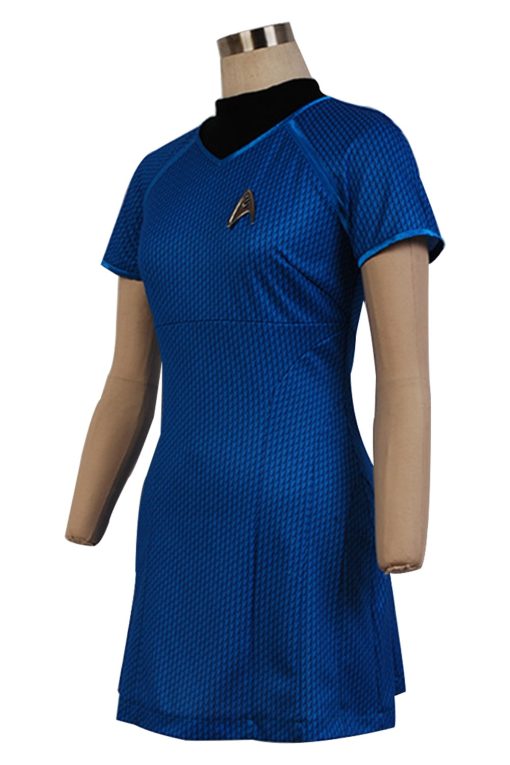 Star Costume Trek Into Darkness Fleet Uhura Cosplay Blue Dress Uniform Suit Women Female Girls Adult d33502e3 76e5 4484 8a01 89bce62f69dd