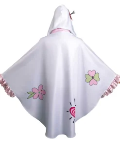 anime kanroji mitsuri white unisex ghost hooded cape party carnival halloween cosplay costume accessories 4 600x