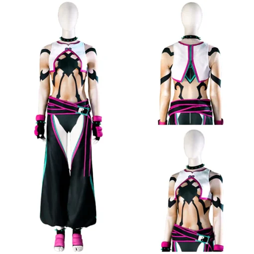 game street fighter han juri girls women jumpsuit outfits party carnival halloween cosplay costume