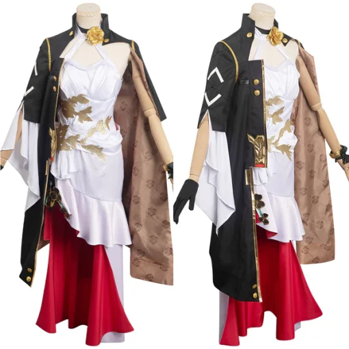 honkai star rail himeko female sexy adult white roleplay jumpsuit party carnival halloween cosplay costume