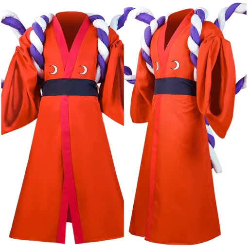 one piece kozuki oden red cloak cape outfits party carnival halloween cosplay costume