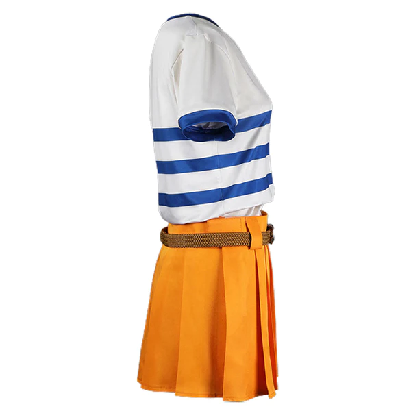 one piece nami women t shirt skirt party carnival halloween cosplay costume