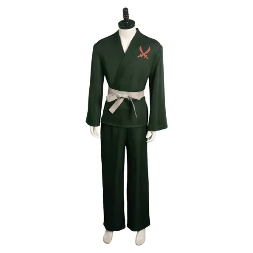 tv one piece roronoa zoro green outfit party carnival halloween cosplay costume