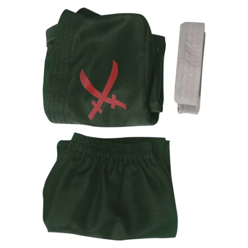 tv one piece roronoa zoro green outfit party carnival halloween cosplay costume