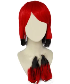 hazbin hotel tv alastor cosplay wig heat resistant synthetic hair carnival halloween party props 4 600x