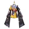 genshin impact game chiori women yellow dress party carnival halloween cosplay costume 1 600x
