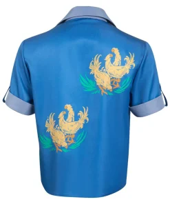 final fantasy game cloud chocobo blue shirt party carnival halloween cosplay costume 3 1024x