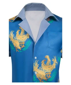final fantasy game cloud chocobo blue shirt party carnival halloween cosplay costume 5 1024x