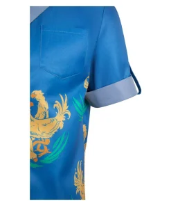 final fantasy game cloud chocobo blue shirt party carnival halloween cosplay costume 6 1024x
