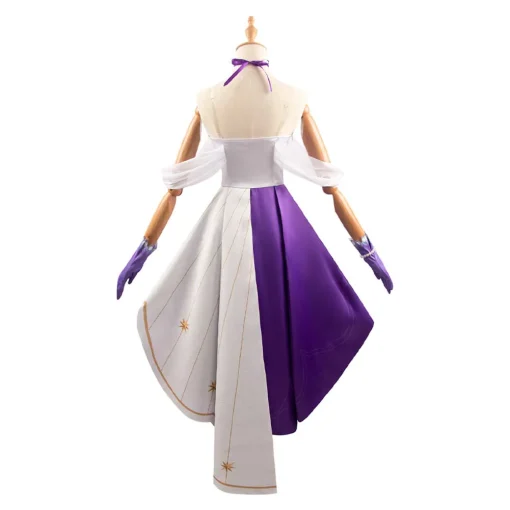 honkai star rail game robin women purple dress party carnival halloween cosplay costume