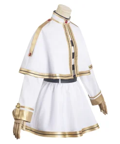 sousou no frieren anime beyond journey s end white women cape dress belt outfits pa