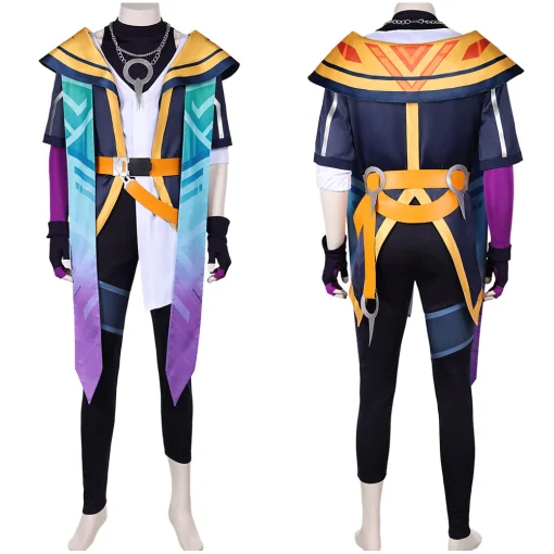 league of legends game heartsteel aphelios blue outfits halloween party carnival cosplay costume