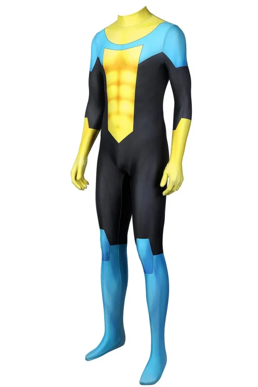 2021 New Invincible Cosplay Mark Grayson Costume Jumpsuit Halloween Outfit Mask 1336eaac ac86 442b 9994