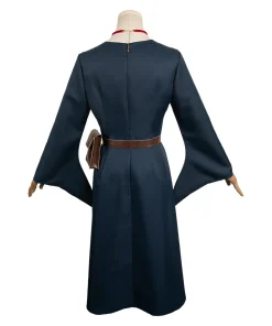 delicious in dungeon anime marcille women dark blue dress party carnival halloween cosplay costume 3 1024x