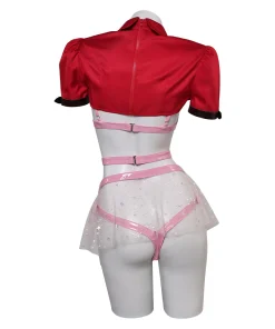 final fantasy game aerith gainsborough women pink sexy suit party carnival halloween cosplay costume 3 1024x