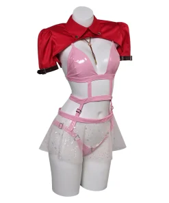 final fantasy game aerith gainsborough women pink sexy suit party carnival halloween cosplay costume 4 1024x