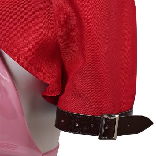 final fantasy game aerith gainsborough women pink sexy suit party carnival halloween cosplay costume