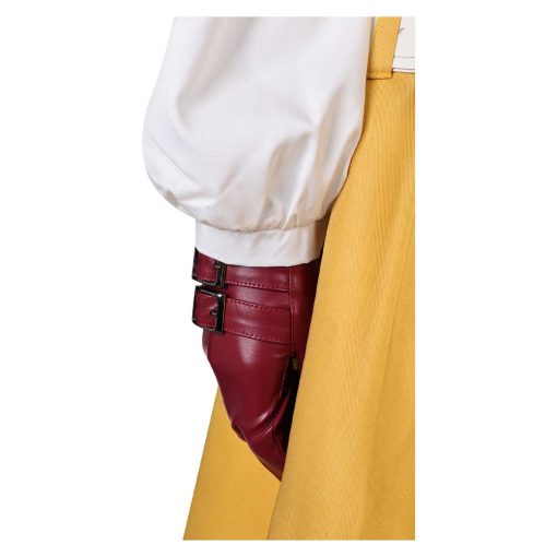 final fantasy xvi game aerith gainsborough women yellow dress party carnival halloween cosplay costume