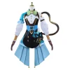 genshin impact kirara women blue dress party carnival halloween cosplay costume 1 1024x