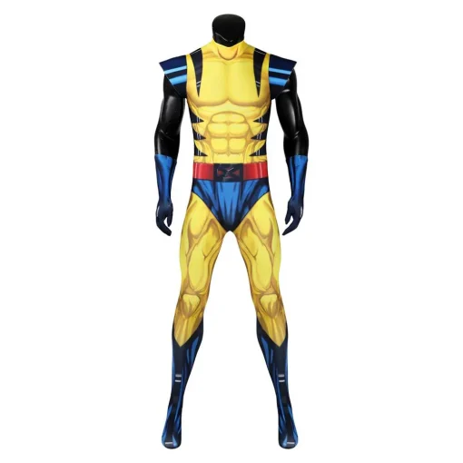 movie deadpool 3 wolverine james logan howlett yellow jumpsuit cosplay costume