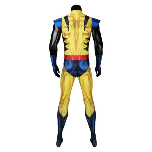 movie deadpool 3 wolverine james logan howlett yellow jumpsuit cosplay costume