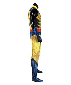 movie deadpool 3 wolverine james logan howlett yellow jumpsuit cosplay costume 4 1024x