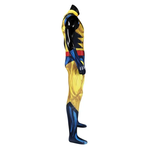 movie deadpool 3 wolverine james logan howlett yellow jumpsuit cosplay costume