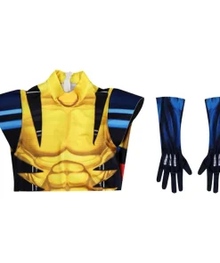 movie deadpool 3 wolverine james logan howlett yellow jumpsuit cosplay costume 7 1024x