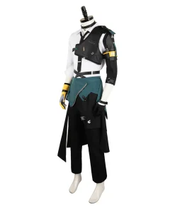 zenless zone zero game asaba harumasa white outfit party carnival halloween cosplay costume 3 1024x