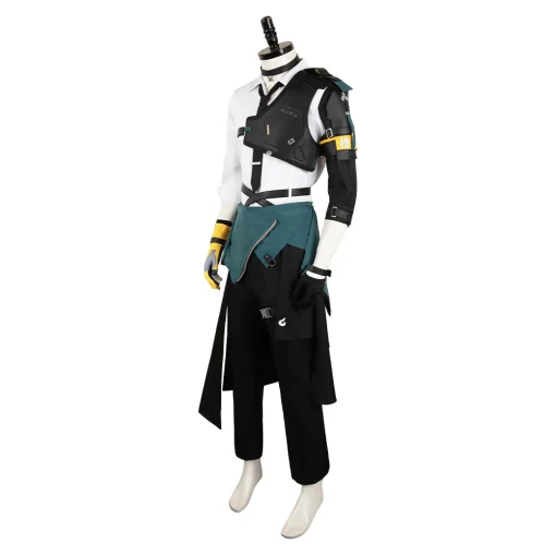 zenless zone zero game asaba harumasa white outfit party carnival halloween cosplay costume