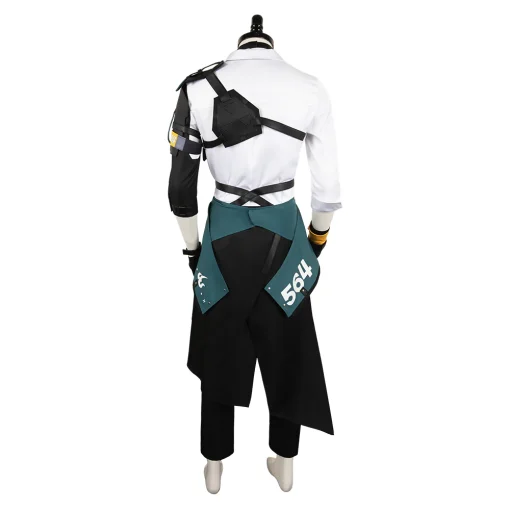 zenless zone zero game asaba harumasa white outfit party carnival halloween cosplay costume