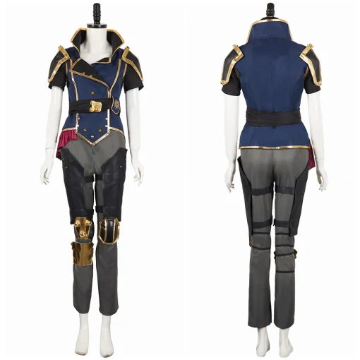 arcane league of legends season 2 2024 vi the piltover enforce women outfit cosplay costume