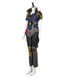 arcane league of legends season 2 2024 vi the piltover enforce women outfit cosplay costume 3 1024x