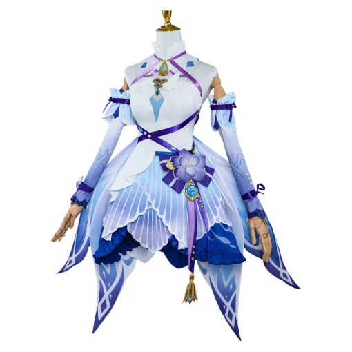 genshin impact game nilou women blue dress party carnival halloween cosplay costume