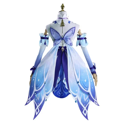 genshin impact game nilou women blue dress party carnival halloween cosplay costume