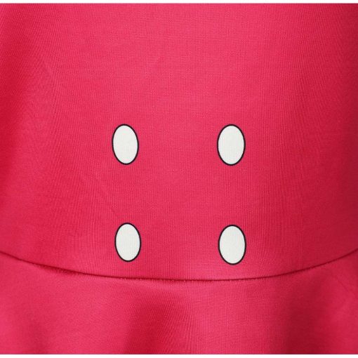 hazbin hotel tv charlie morningstar women pink dress combat outfit cosplay costume