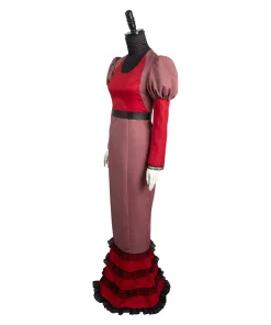 hazbin hotel tv rosie women pink dress party carnival halloween cosplay costume 3 1024x