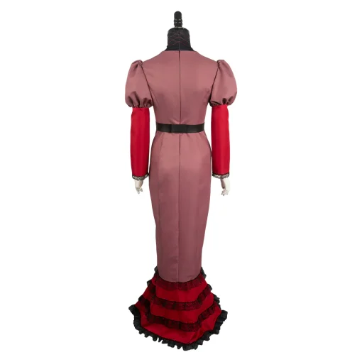 hazbin hotel tv rosie women pink dress party carnival halloween cosplay costume