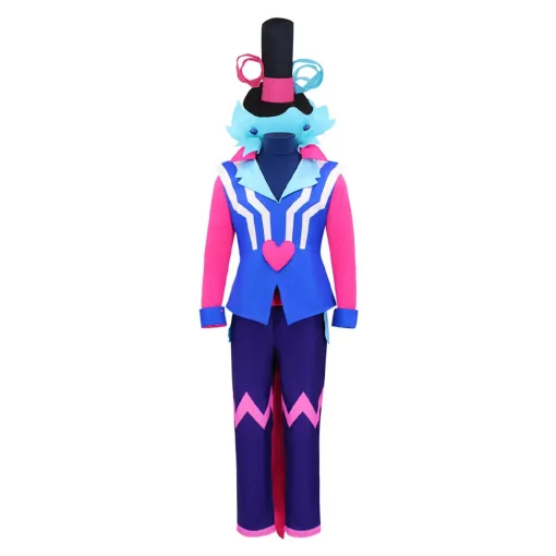 helluva boss hazbin hotel tv asmodeus ozzie blue outfit party carnival halloween cosplay costume