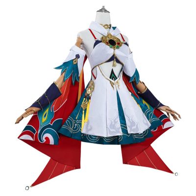 honkai star rail game yunli women red dress party carnival halloween cosplay costume 1 1024x