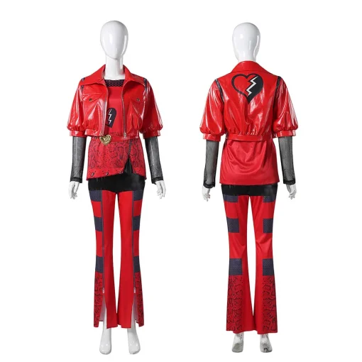 red women red outfit party carnival halloween cosplay costume