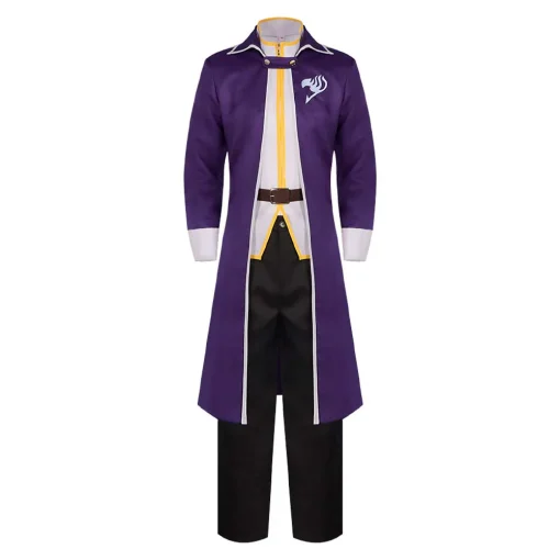 Gray Fullbuster Purple Outfit Halloween Cosplay Costume